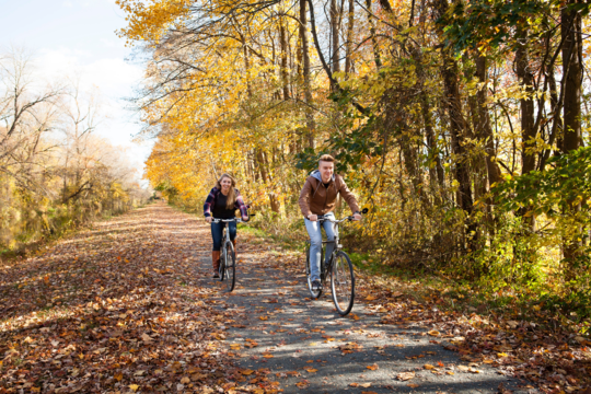 biking